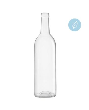 Empty wine bottle 1 liter Bordeux Evolution - clear