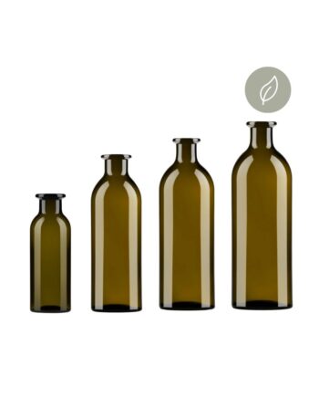 Green Glass Bottle - HELIUM MIXOLOGY - Series