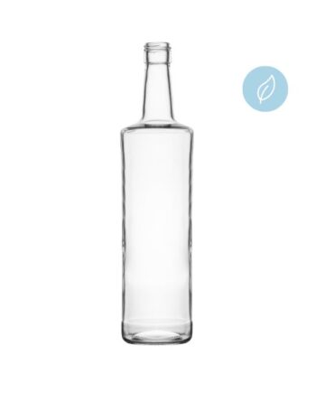 1 liter glass bottle - Esmeralda - lightweight bottle