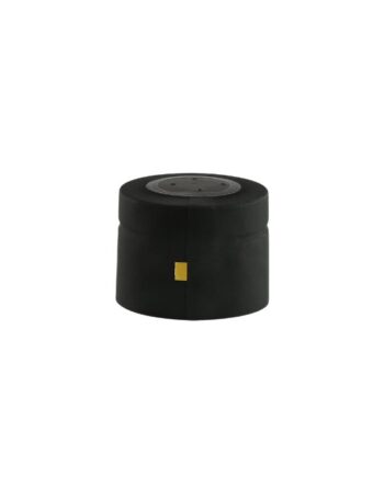 Matt black shrink cap - 37x27mm