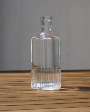 Ribbade Glasflaska Belleville Ribs 500ml till sprit